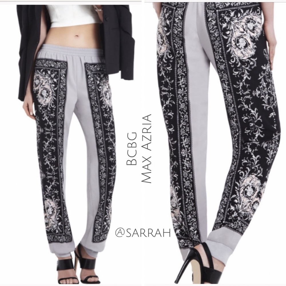 Bcbg Max Azria BOA Printed Dress Pant Jogger